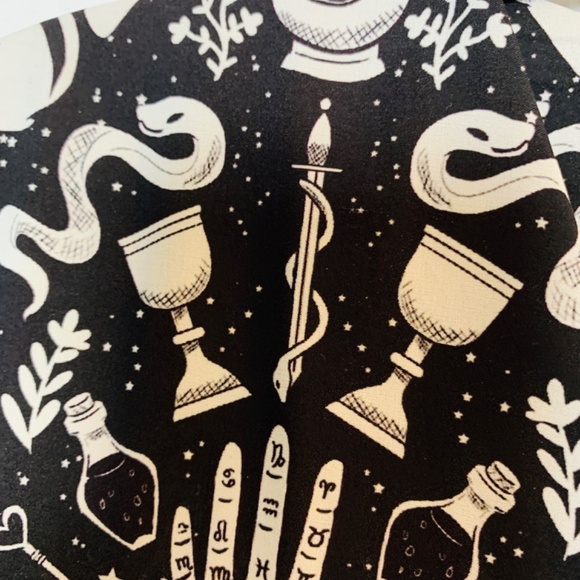 Blackmilk Witches Alter Evil V Mini Dress Size XL Whimsigoth Limited Edition - Picture 5 of 15